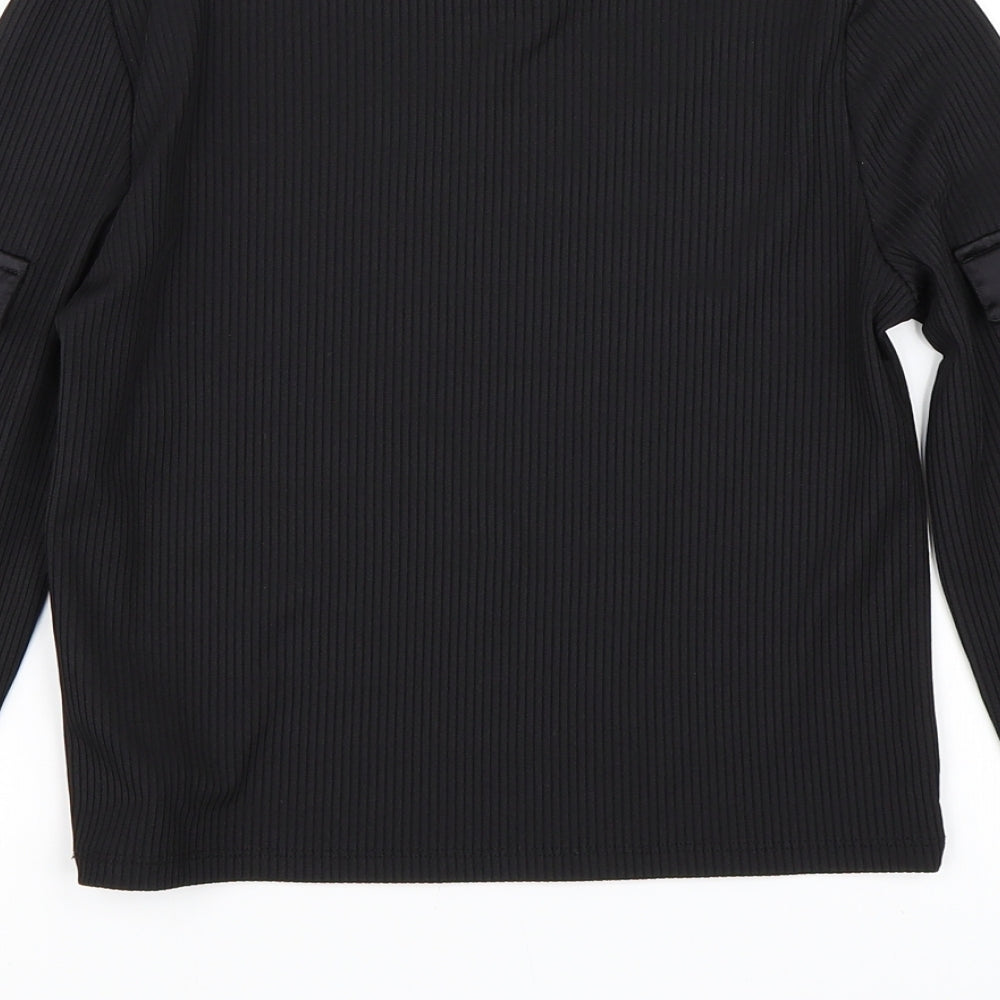 River Island Girls Black   Basic T-Shirt Size 11-12 Years