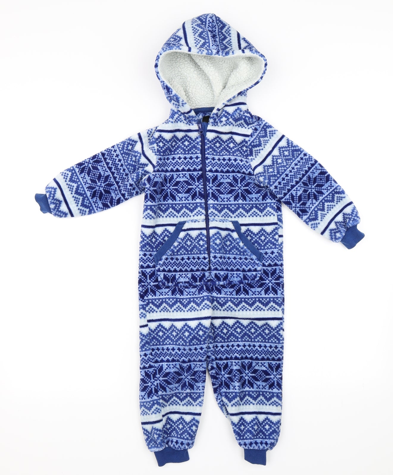 Very Boys Blue Geometric   One Piece Size 2-3 Years