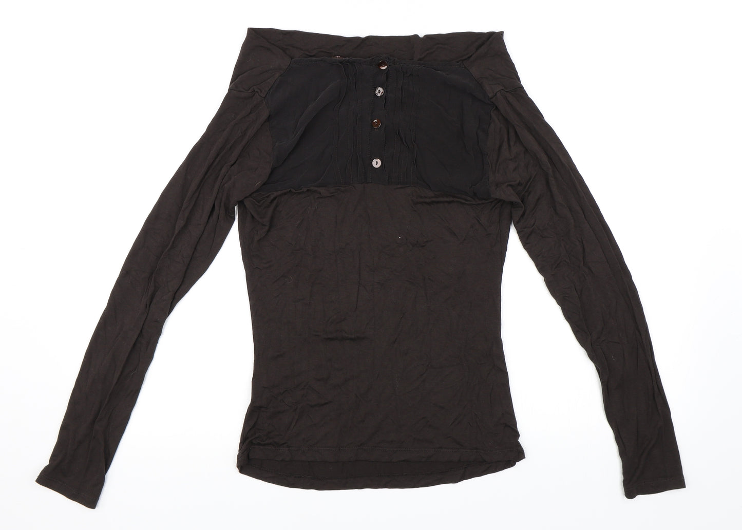 Phase Eight Womens Brown   Basic T-Shirt Size S