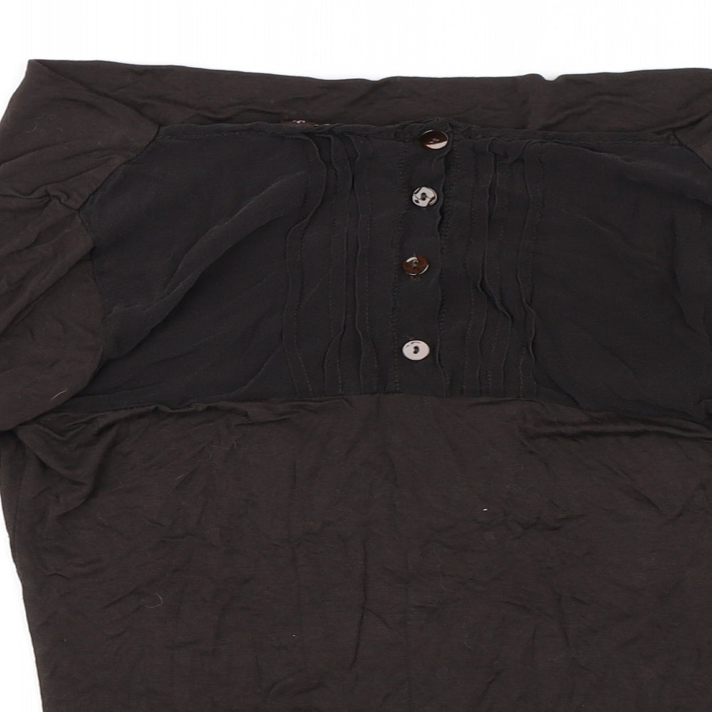 Phase Eight Womens Brown   Basic T-Shirt Size S