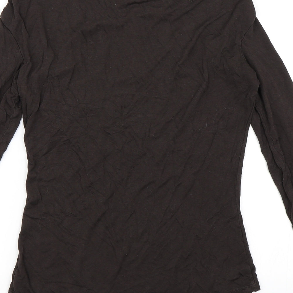 Phase Eight Womens Brown   Basic T-Shirt Size S
