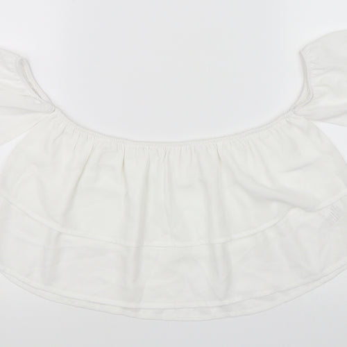 SheIn Girls White   Basic Blouse Size 11-12 Years
