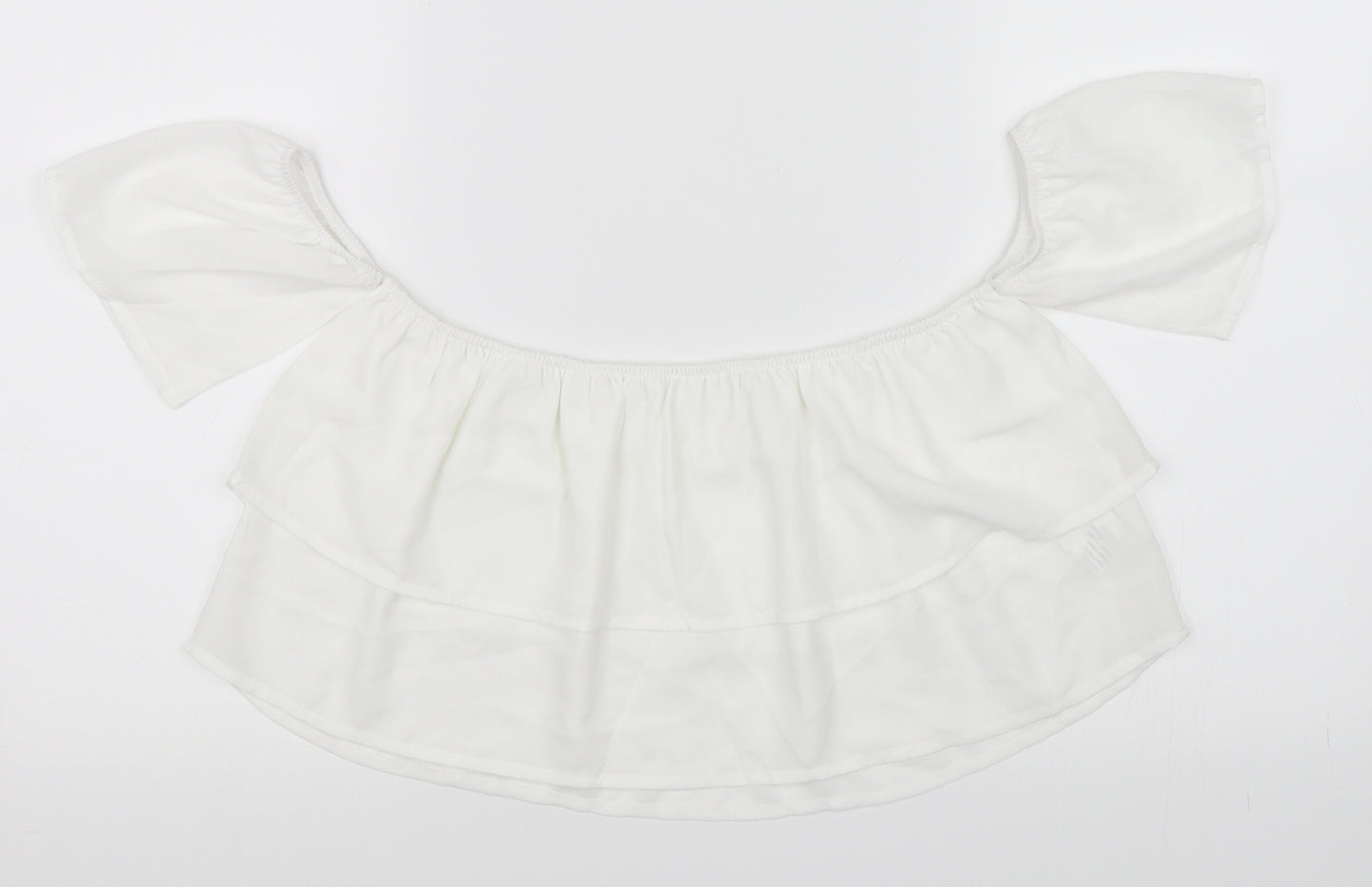 SheIn Girls White   Basic Blouse Size 11-12 Years