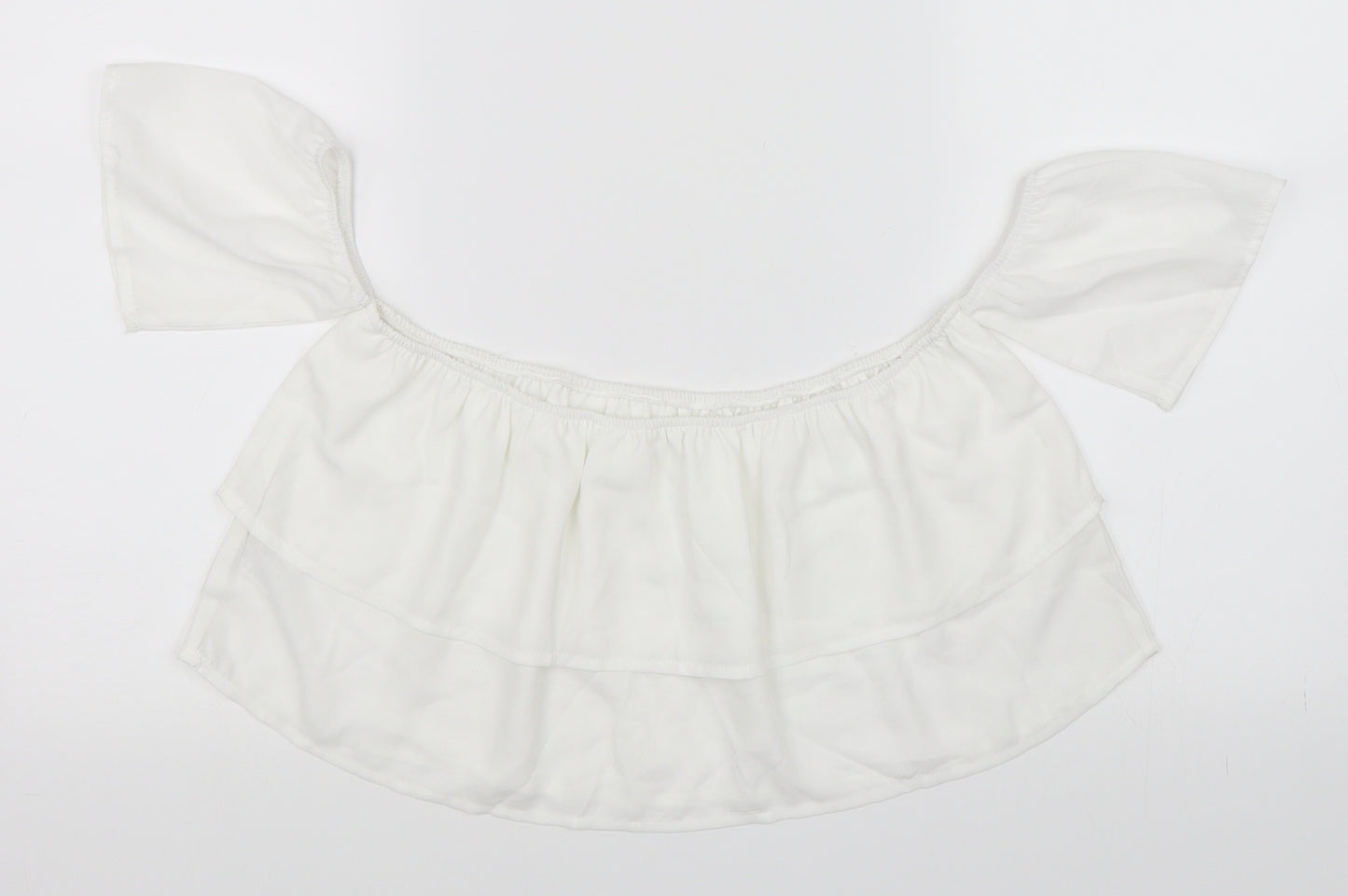SheIn Girls White   Basic Blouse Size 11-12 Years