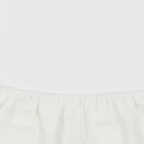 SheIn Girls White   Basic Blouse Size 11-12 Years