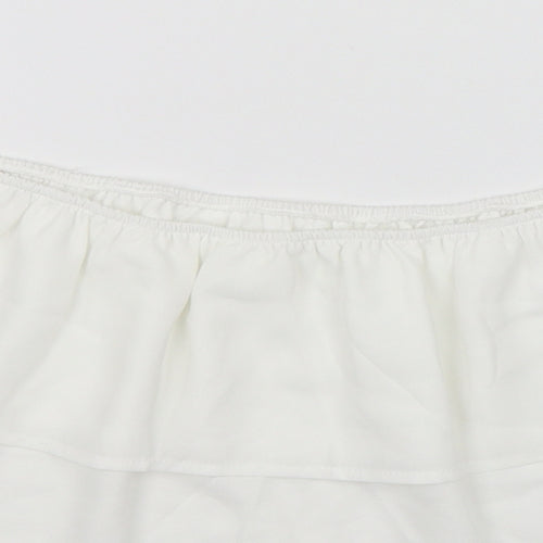 SheIn Girls White   Basic Blouse Size 11-12 Years