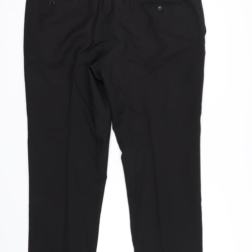 Autograph Mens Black   Trousers  Size 40 L29 in