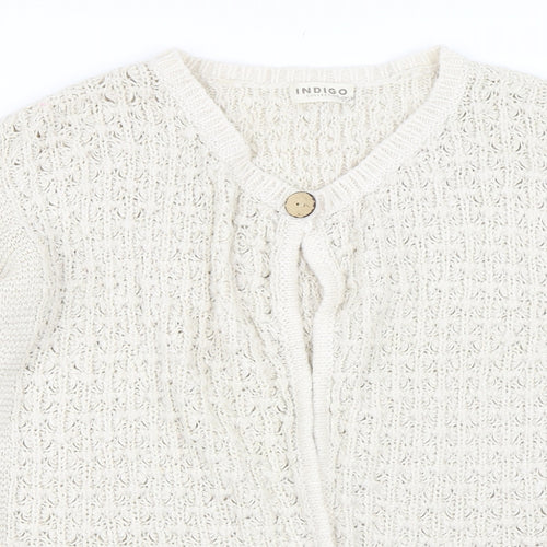 Marks and Spencer Womens Beige   Cardigan Jumper Size 16