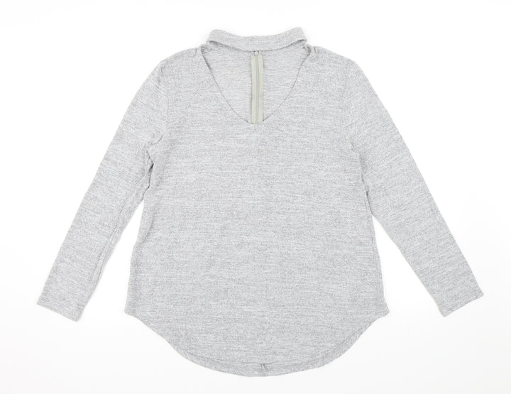 Quiz Womens Grey Pullover Jumper Size 12