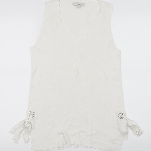 NEXT Womens White   Pullover Jumper Size 16