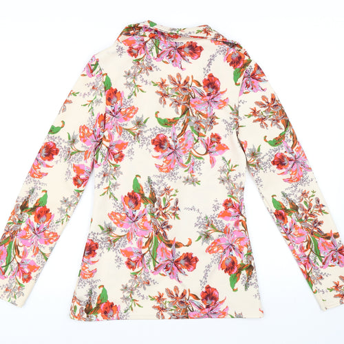 Lustre Womens Multicoloured Floral  Jacket Blazer Size 8