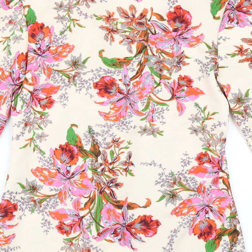 Lustre Womens Multicoloured Floral  Jacket Blazer Size 8