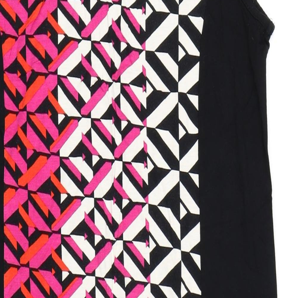 TU Womens Pink Geometric  Bodycon  Size 14
