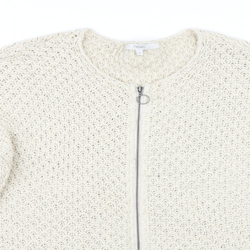 NEXT Womens Beige   Cardigan Jumper Size M