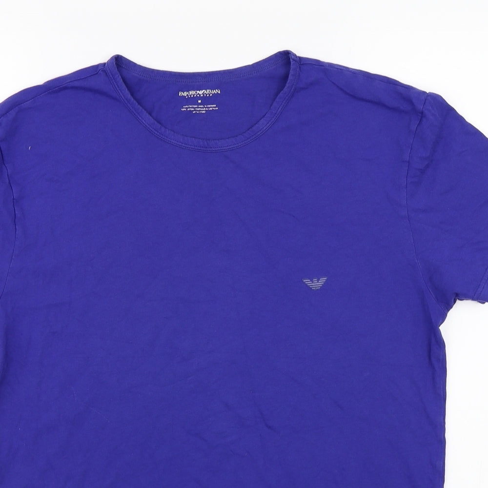 Emporio Armani Mens Blue    T-Shirt Size M