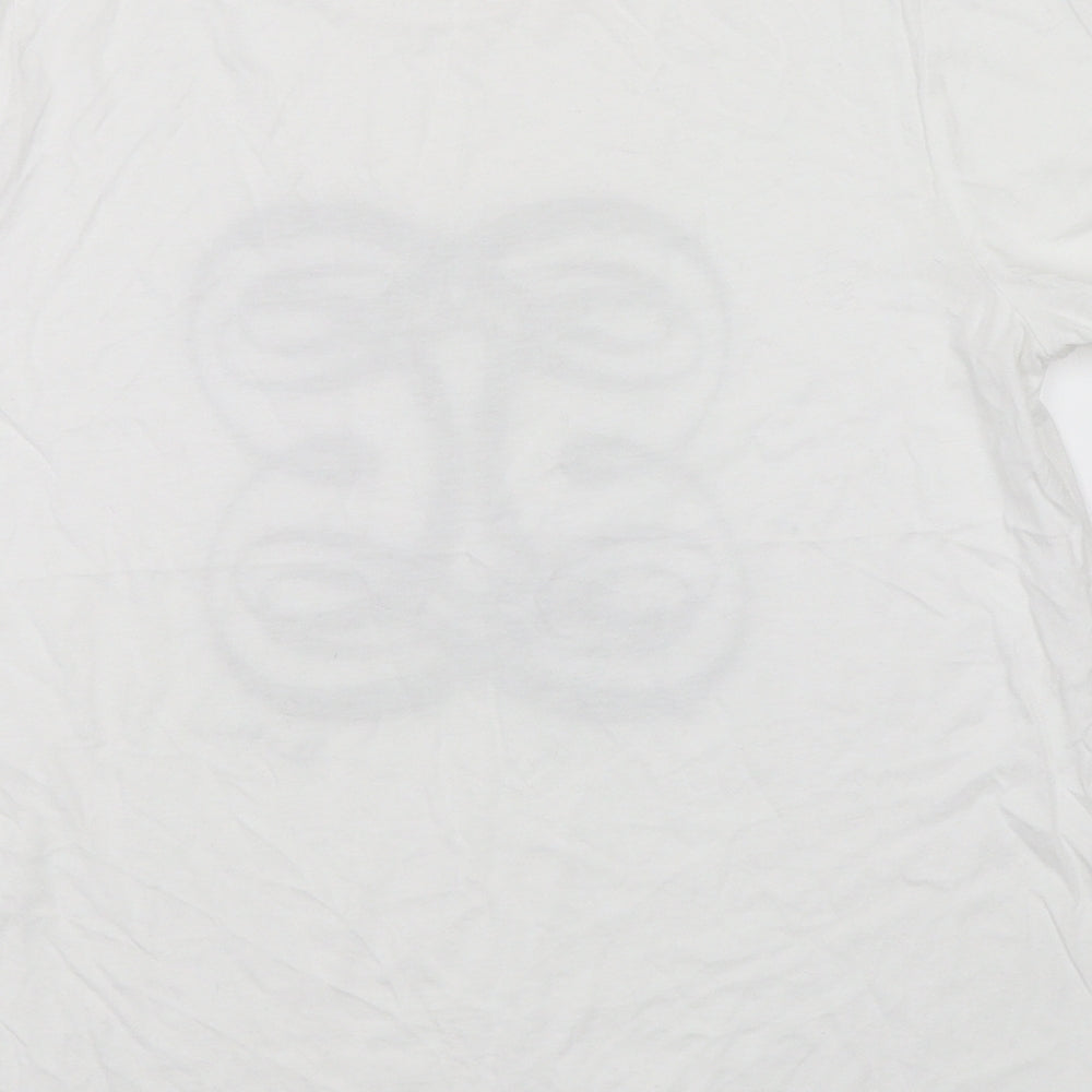 H&M Womens White   Basic T-Shirt Size M