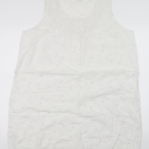 Marks and Spencer Womens White Floral   Nightshirt Size 16