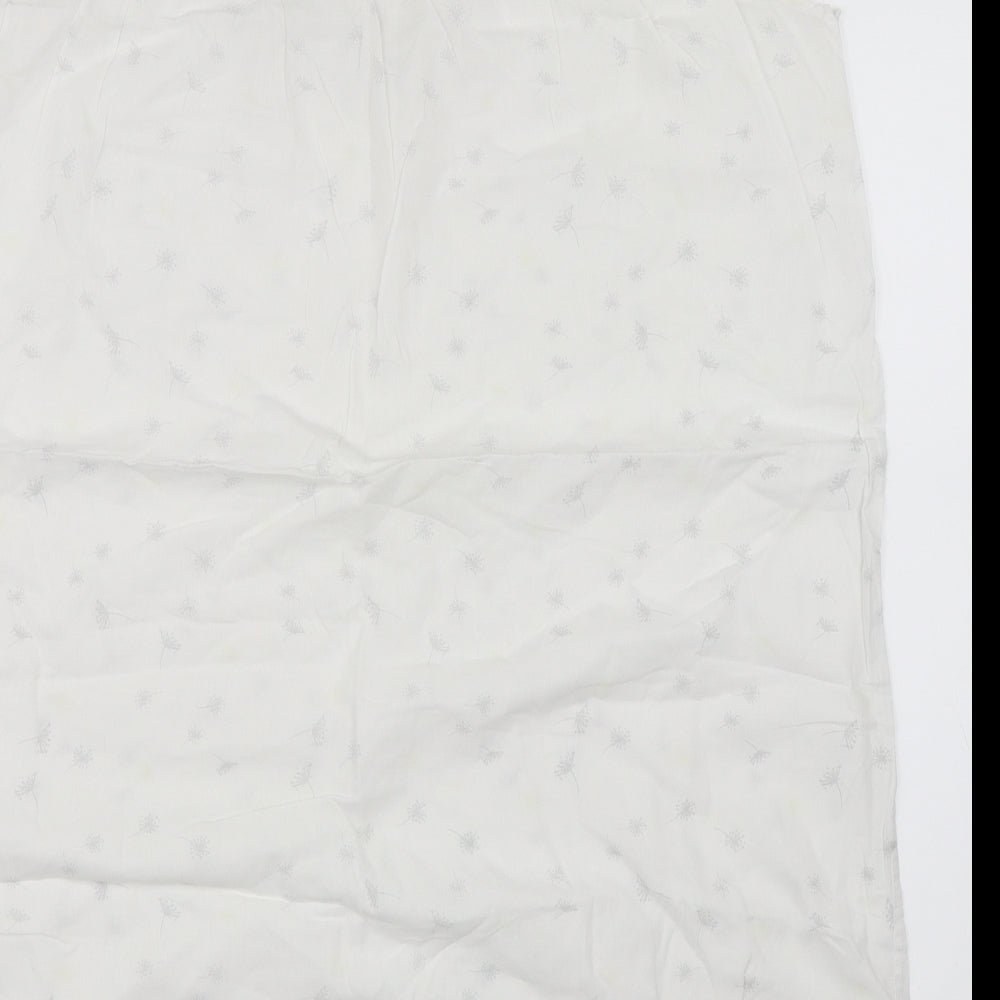 Marks and Spencer Womens White Floral   Nightshirt Size 16