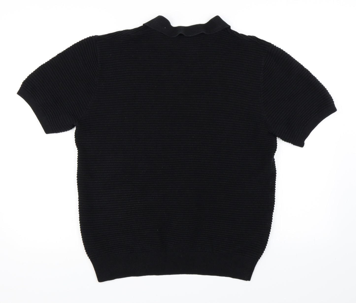 Pierre Cardin Mens Black    Polo Size M