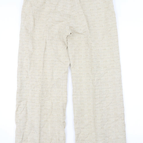 Kaliko Womens Beige   Trousers  Size 12 L28 in