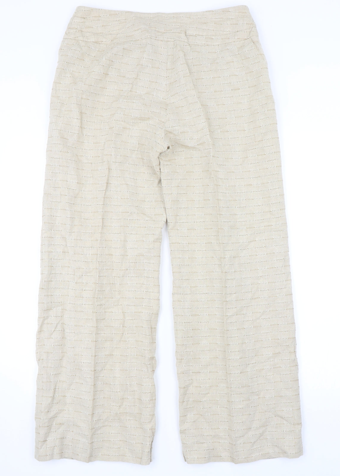 Kaliko Womens Beige   Trousers  Size 12 L28 in