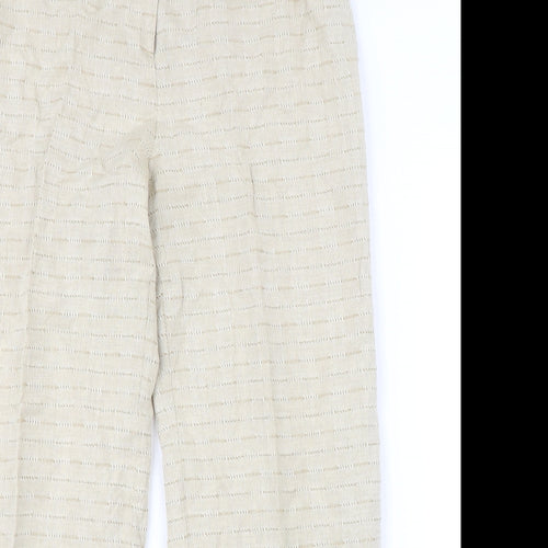 Kaliko Womens Beige   Trousers  Size 12 L28 in