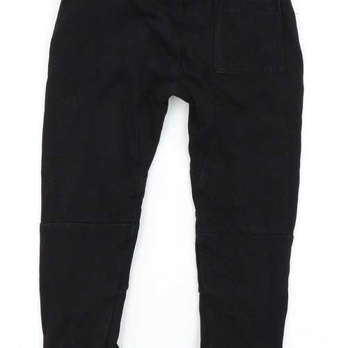 F&F Boys Black   Jogger Trousers Size 6-7 Years