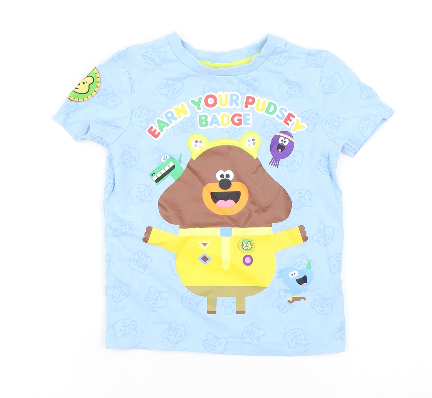 George Baby Blue   Basic T-Shirt Size 12-18 Months  - Pudsey Bear