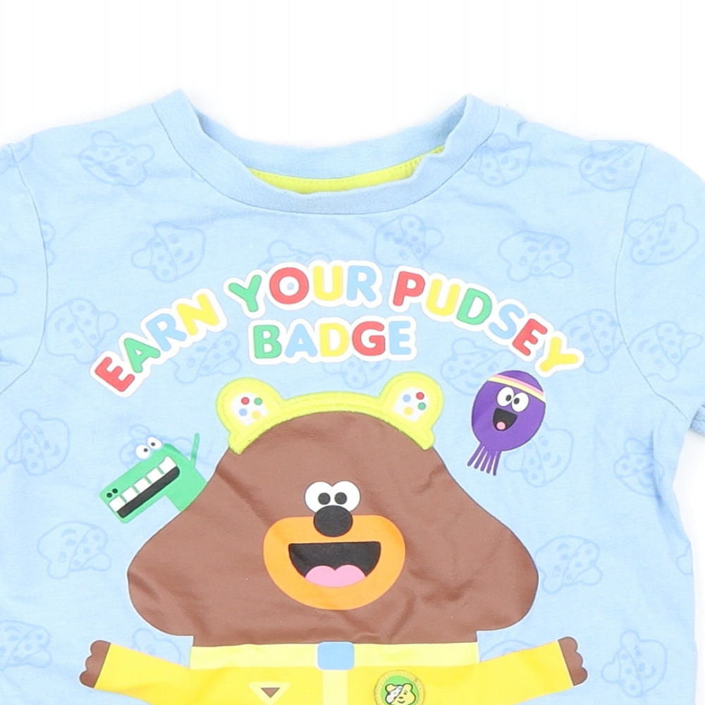 George Baby Blue   Basic T-Shirt Size 12-18 Months  - Pudsey Bear