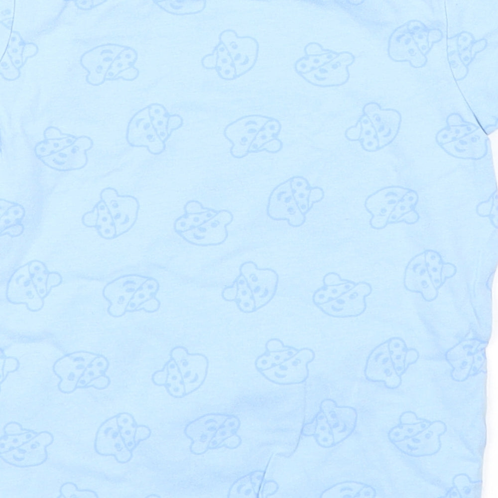George Baby Blue   Basic T-Shirt Size 12-18 Months  - Pudsey Bear