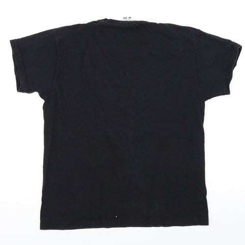 Fruit of the Loom Girls Black   Basic T-Shirt Size 9 Years