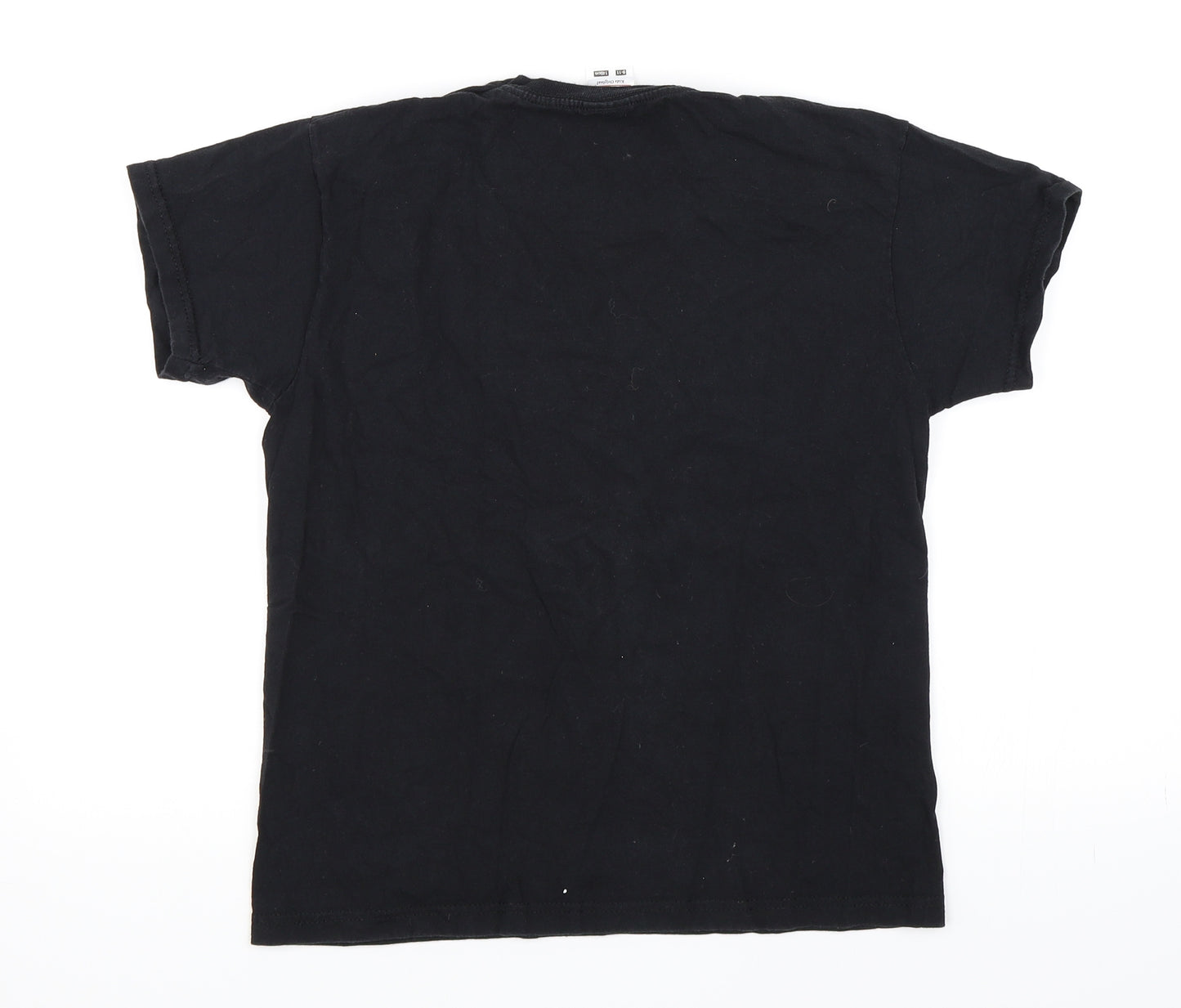 Fruit of the Loom Girls Black   Basic T-Shirt Size 9 Years