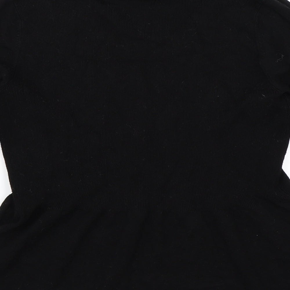 Marks and Spencer Womens Black   Pullover Jumper Size 14