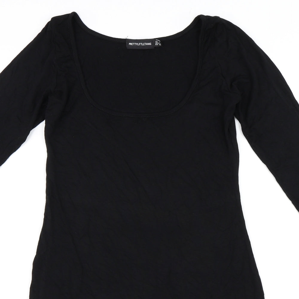 Pretty Little Thing Womens Black   Bodycon  Size 8