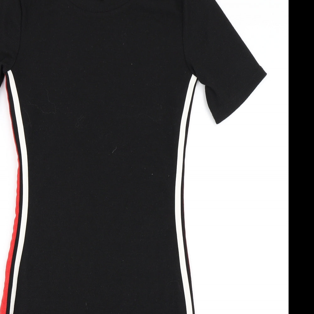 H&M Womens Black   Bodycon  Size 10
