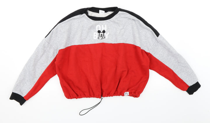 Primark Womens Grey Pullover Sweatshirt Size XS - Mickey Mouse