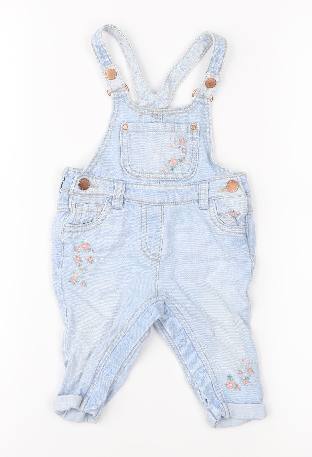 NEXT Baby Blue   Dungaree One-Piece Size 3-6 Months