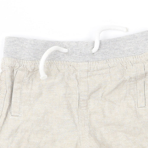 Denim & Co. Baby Beige   Cropped Trousers Size 9-12 Months