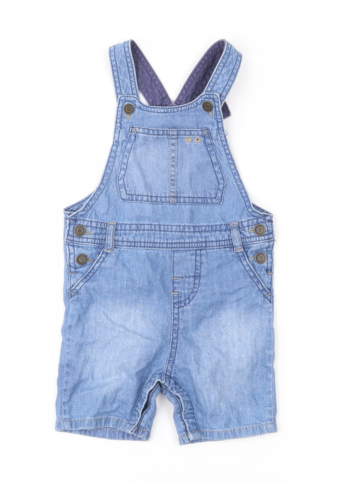 H&M Baby Blue   Dungaree One-Piece Size 9-12 Months