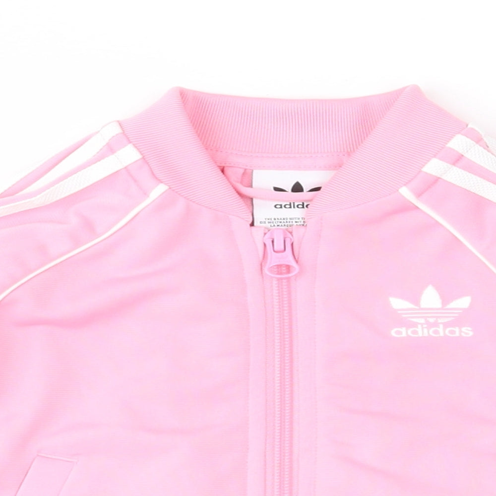 adidas Baby Pink   Track Jacket Jacket Size 3-6 Months