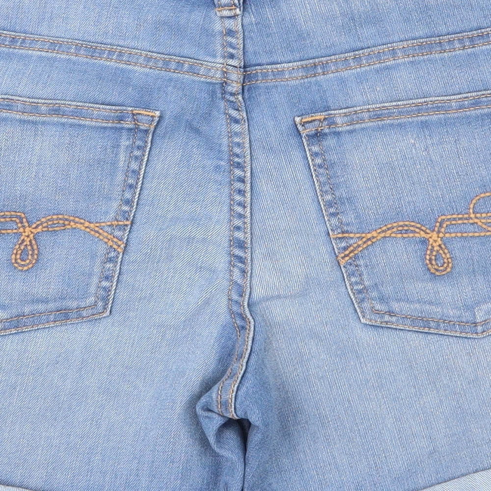 F&F Womens Blue   Hot Pants Shorts Size 10