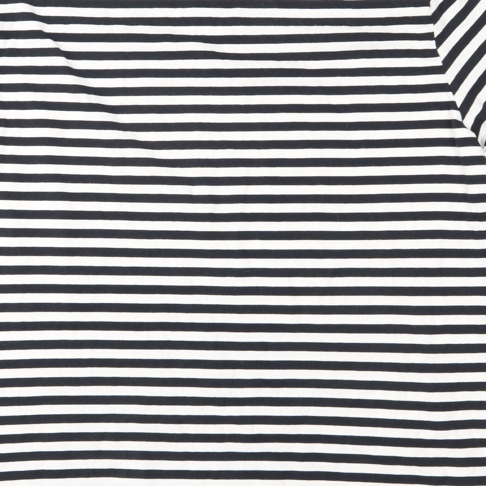 ONLY & SONS Mens Black Striped   T-Shirt Size L