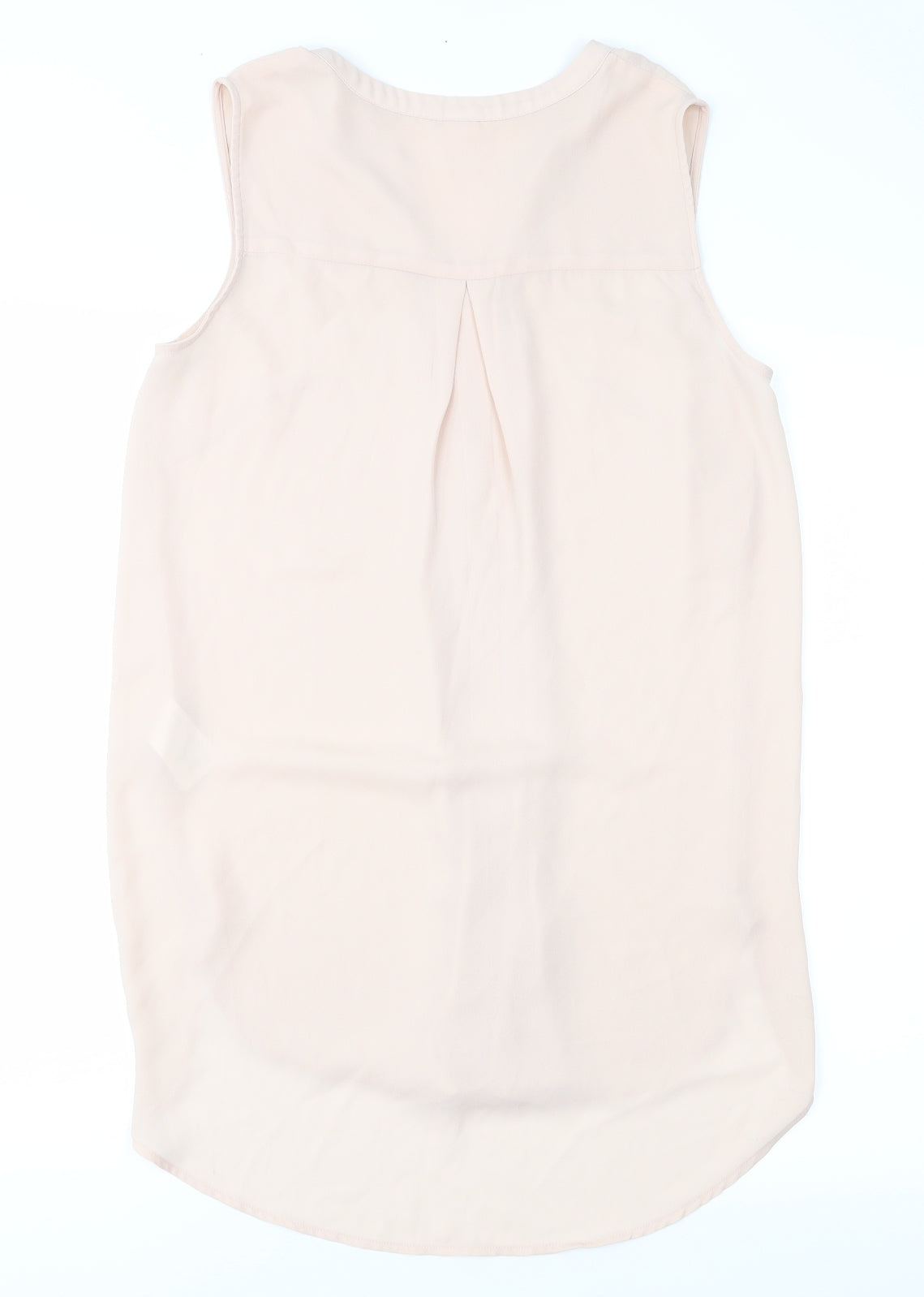 H&M Womens Pink   Basic Blouse Size 34  - See Through