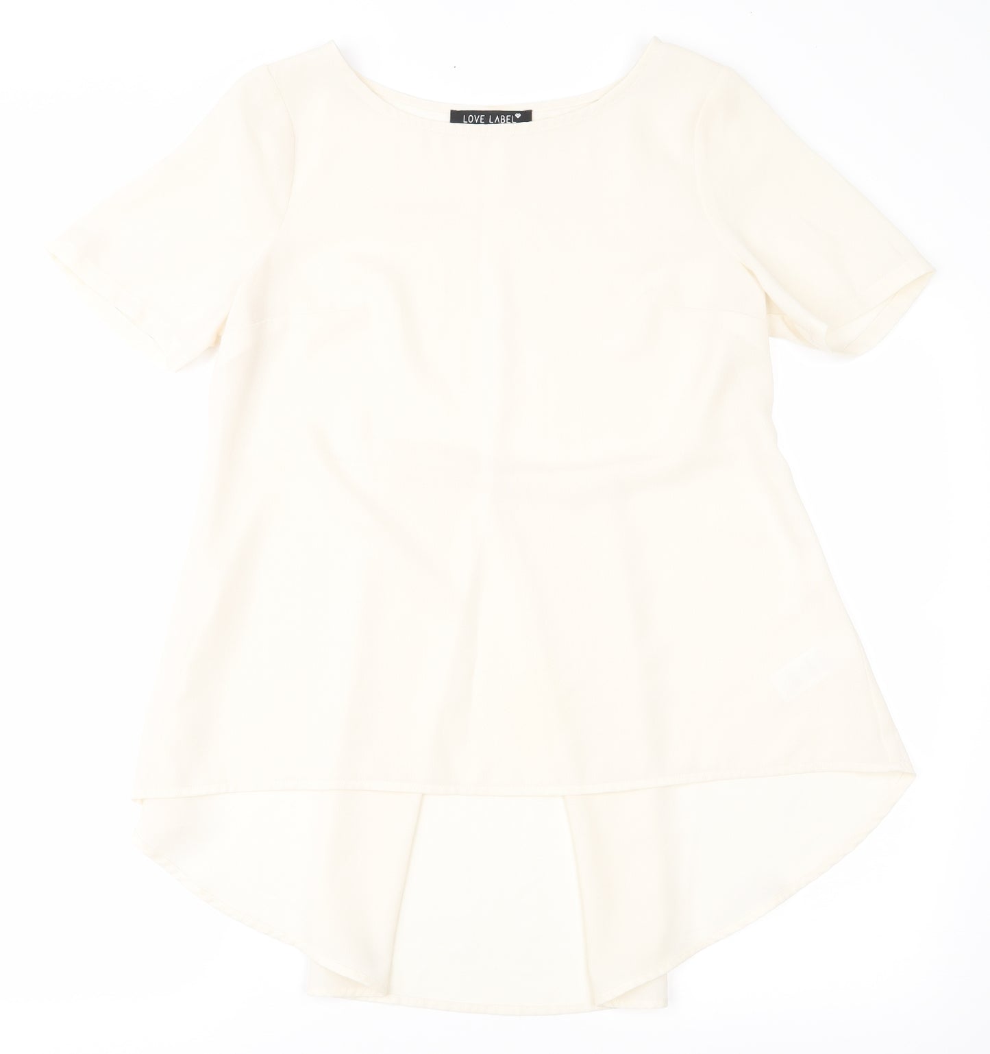 Love Label Womens Ivory   Basic Blouse Size 10