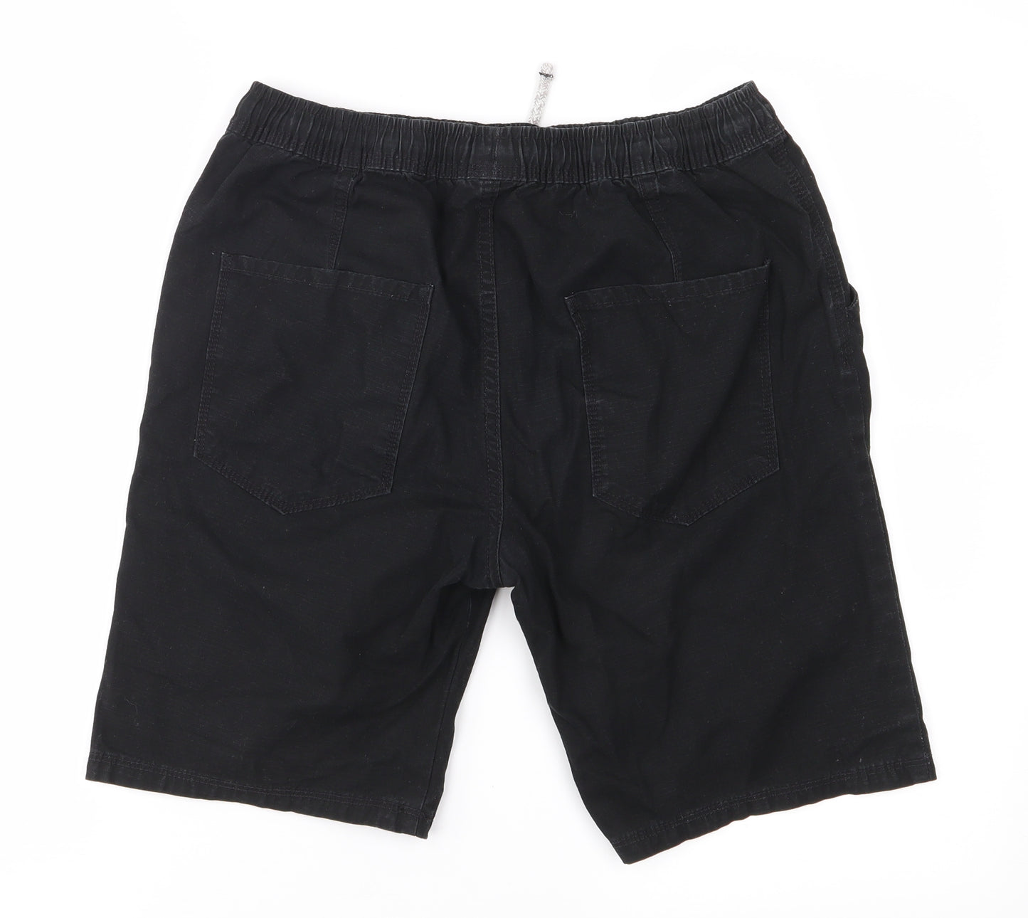 George Boys Black   Cargo Shorts Size 13-14 Years