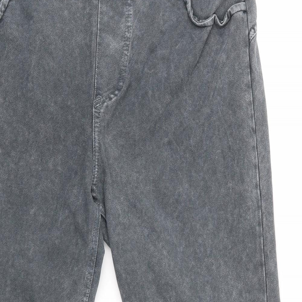 George Womens Grey   Cropped Leggings Size 14 L21 in
