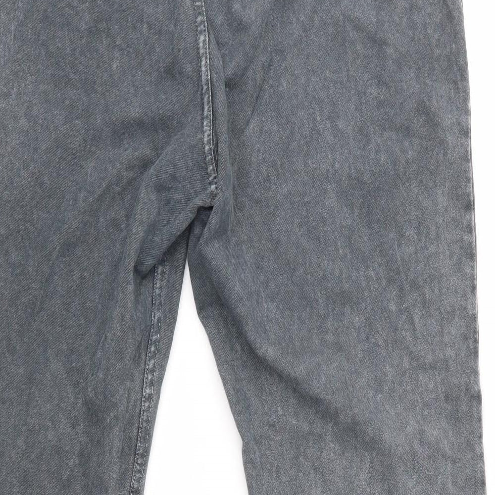 George Womens Grey   Cropped Leggings Size 14 L21 in