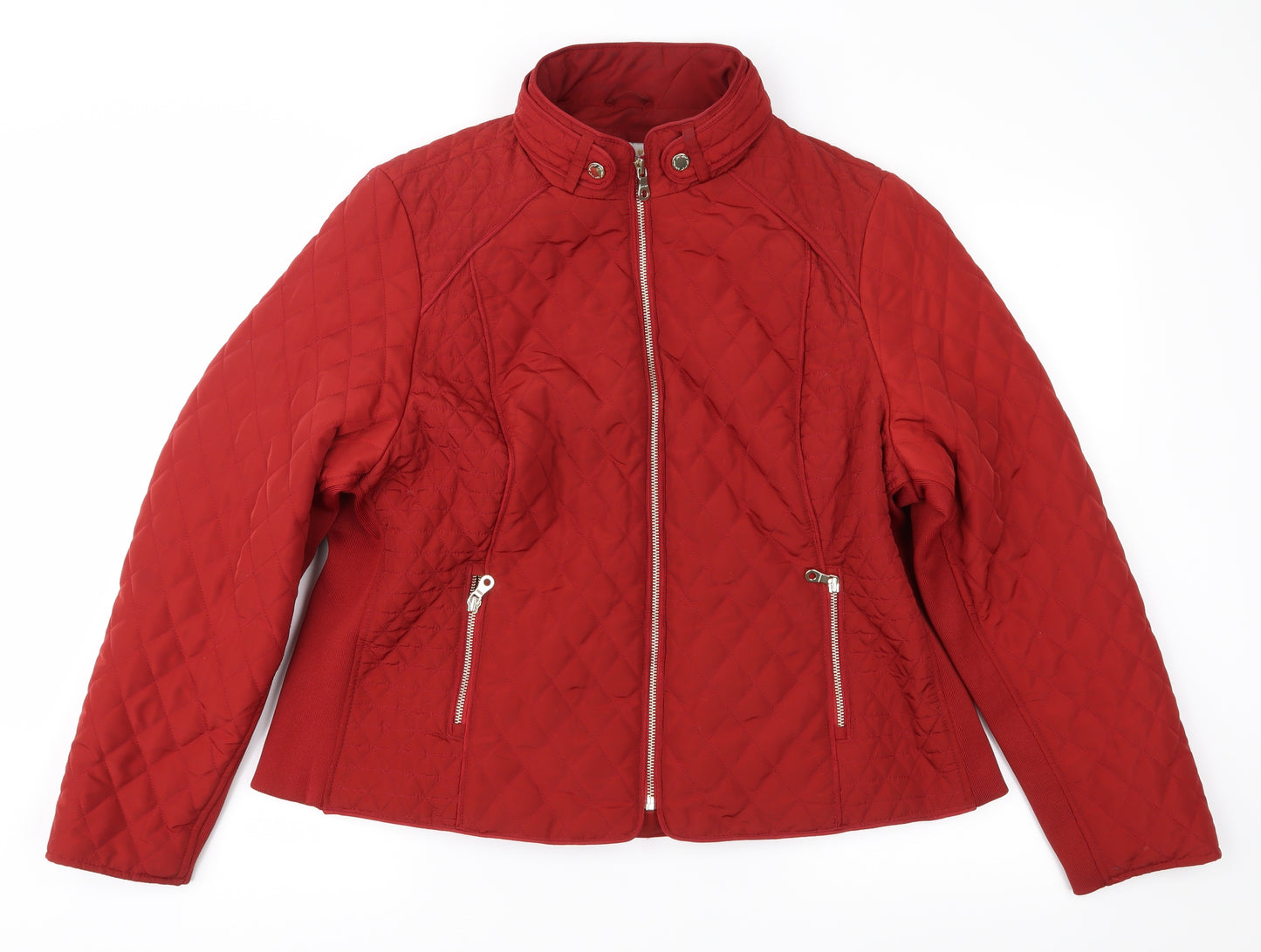 Marks and Spencer Womens Red   Jacket Coat Size 20