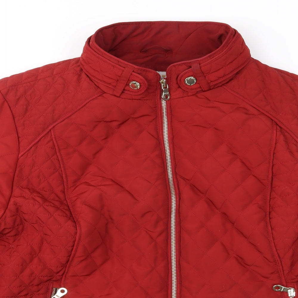 Marks and Spencer Womens Red   Jacket Coat Size 20