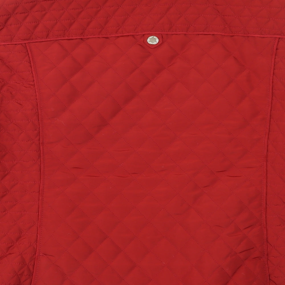 Marks and Spencer Womens Red   Jacket Coat Size 20